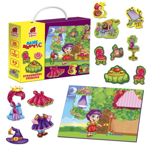 Magnetic game «Strawberry Princess» 