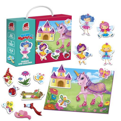 Magnetic game «Fairies and a Unicorn»