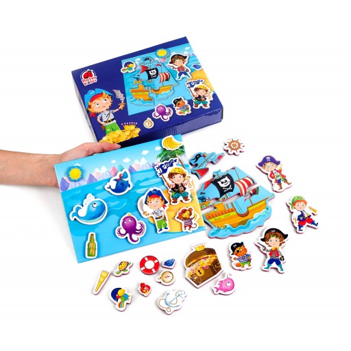 Magnetic game «Pirates»