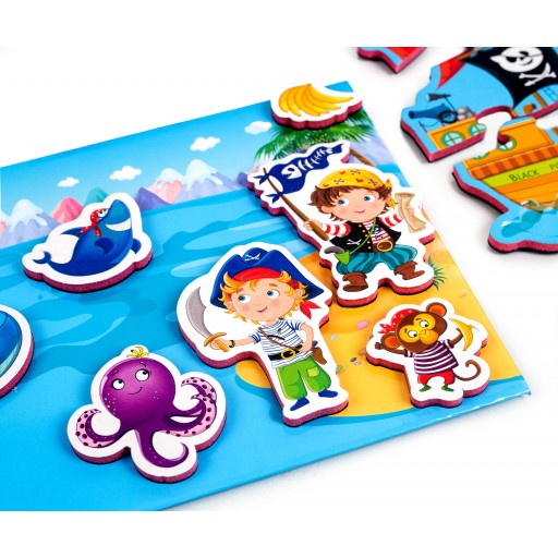 Magnetic game «Pirates»
