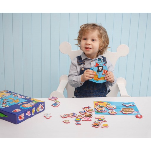 Magnetic game «Pirates»