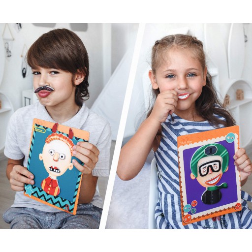 Magnetic game «Funny faces»