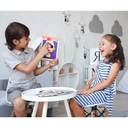 Magnetic game «Funny faces»