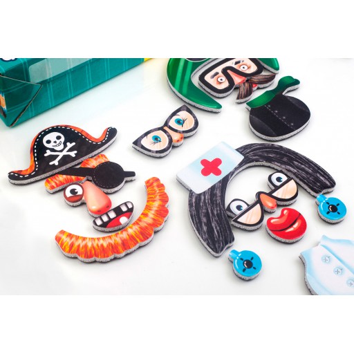 Magnetic game «Funny faces»