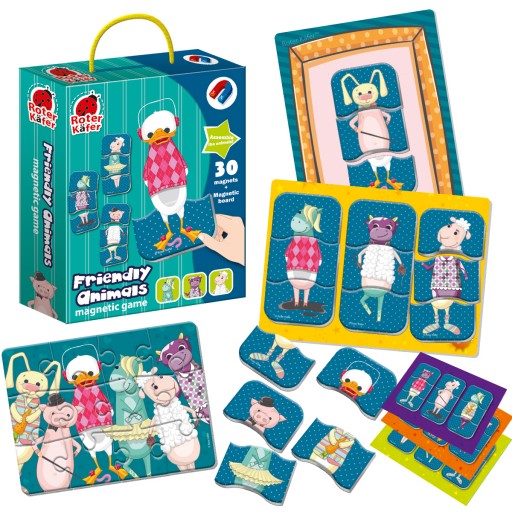 Magnetic game «Friendly animals»