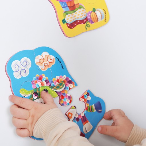 Magnetic baby puzzle «Sheep-Pig»