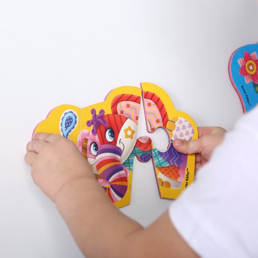 Magnetic baby puzzle «Elephant-Crocodile»