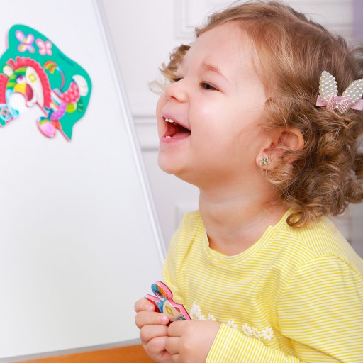 Magnetic baby puzzle «Lion-Hippopotamus»