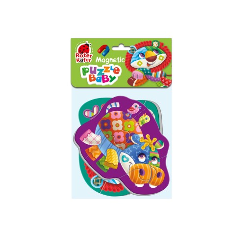 Magnetic baby puzzle «Lion-Hippopotamus»